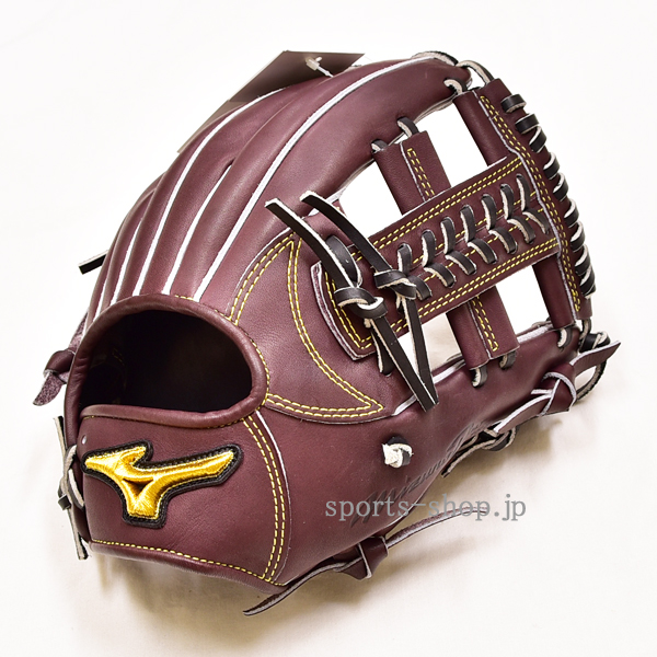 ミズノプロ硬式用投手用グローブ サイズ11 プラムブラウン右投げ用
