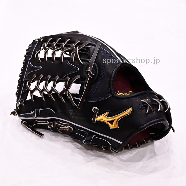 ミズノプロ 硬式用 オーダー 外野手用 AXI型 左投げ用 ブラック