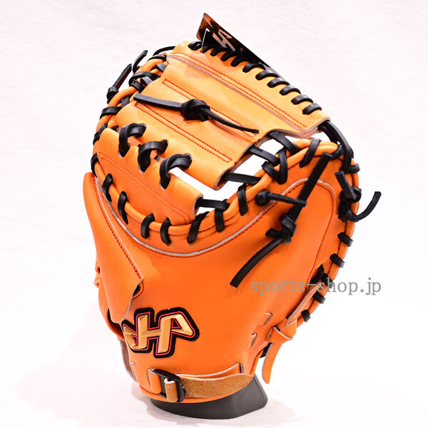 ハタケヤマ 少年硬式用 J-TCC オレンジ×ブラック紐 ジュニア