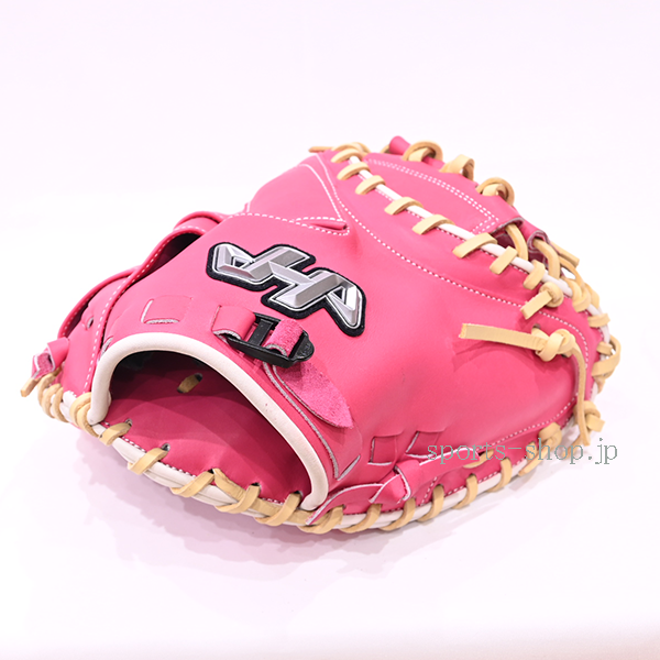 ハタケヤマ 40周年記念 限定品 PRO-M8PS ピンク 四国 捕手用 軟式