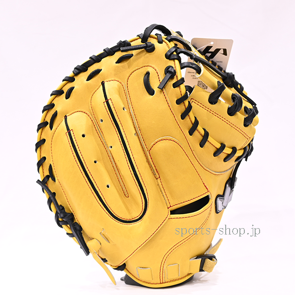 ハタケヤマ 40周年記念 限定品 PRO-M8YK イエロー 近畿 捕手用 軟式