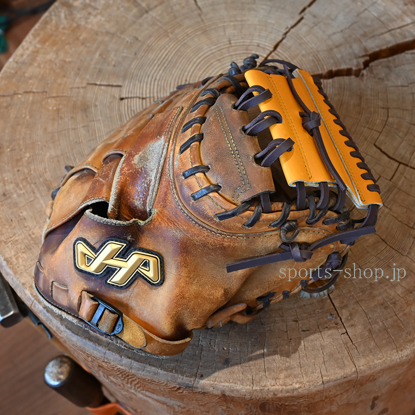 ハタケヤマ キャッチャー ミット ウエブ 交換 修理 補修 高校野球