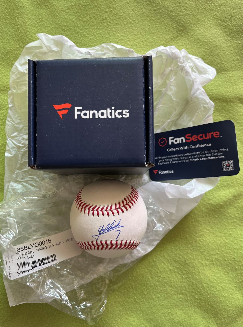 吉田正尚選手＃7ボストンレッドソックス直筆サインMLB公式ボール