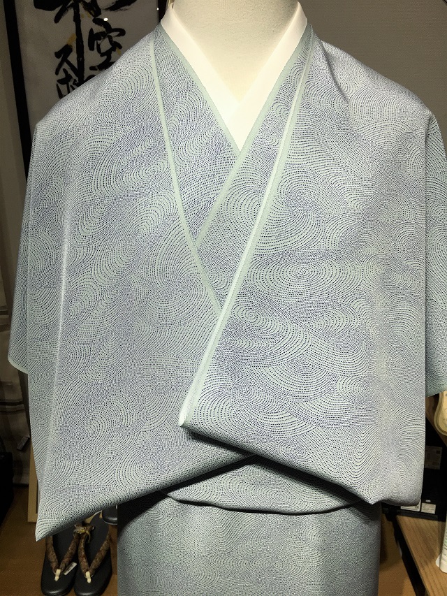 伊勢型小紋 六谷梅軒 鳴門の渦潮 和服・和装小物の通販・お洒落で格安