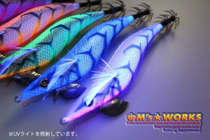 WILD CHASE 3.5号 (35) プラチナBLUE-UV - エギングショップ SQUID MANIA