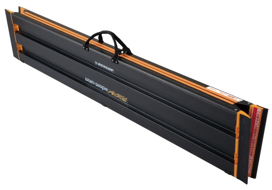 乗り上げ時の衝撃を軽減 車いす用可搬形スロープ｢ダンスロープエア－2