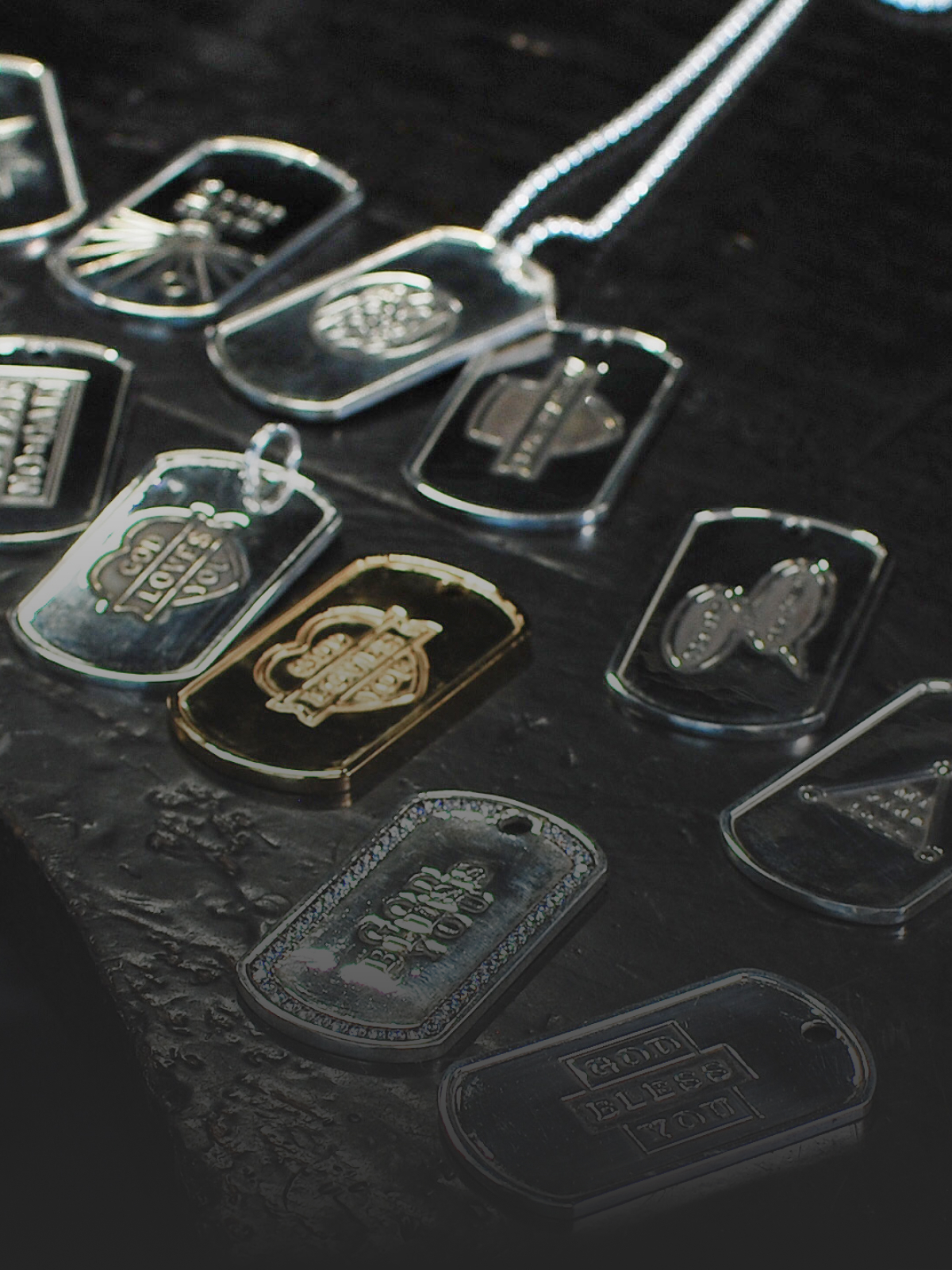 DEFiプレミアムドッグタグ（シルバー925・オーダーメイド）