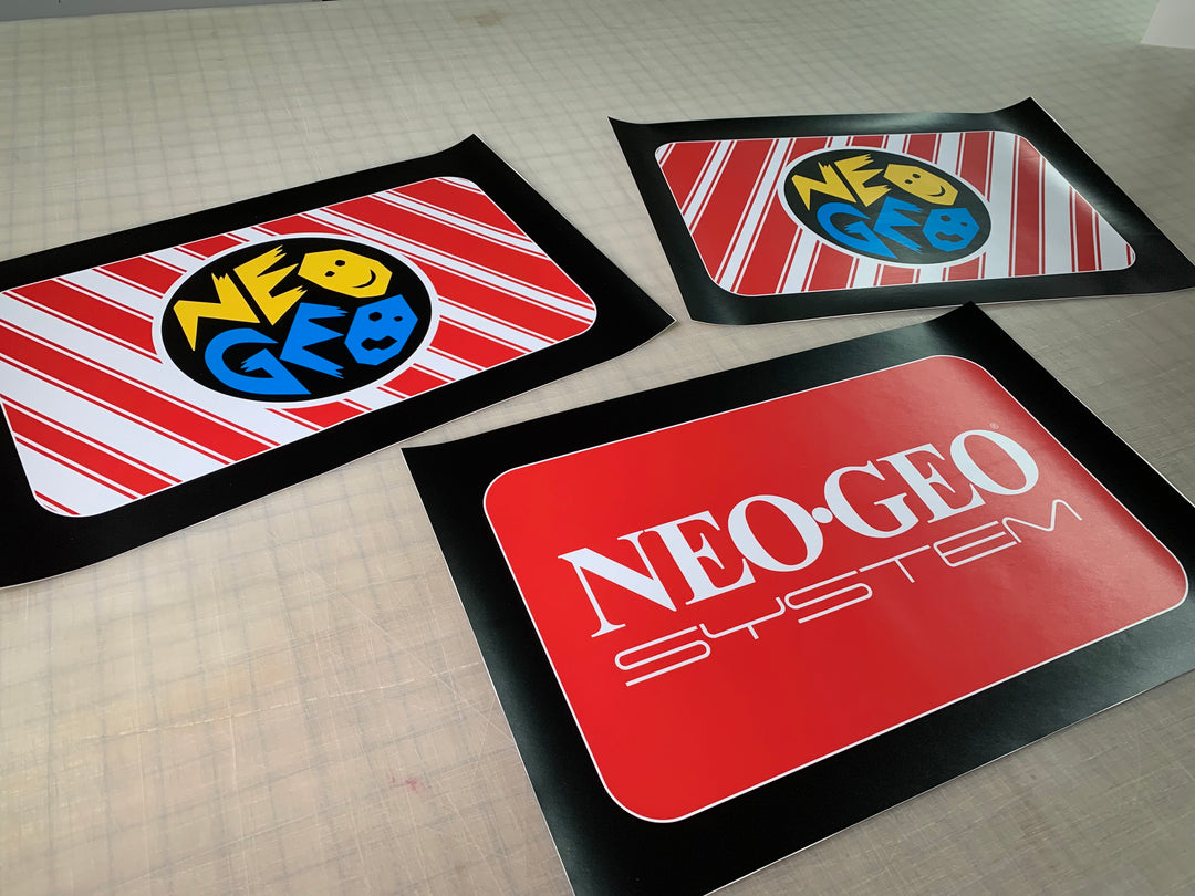 Arcade 1up Neo Geo riser art – Szabo's Arcades