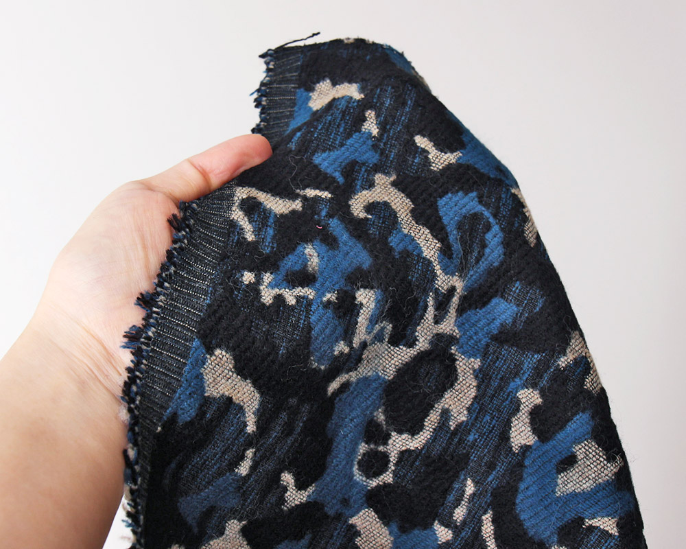 PD]ウール混のジャガード織りファブリック Laure [M便 NG]の通販