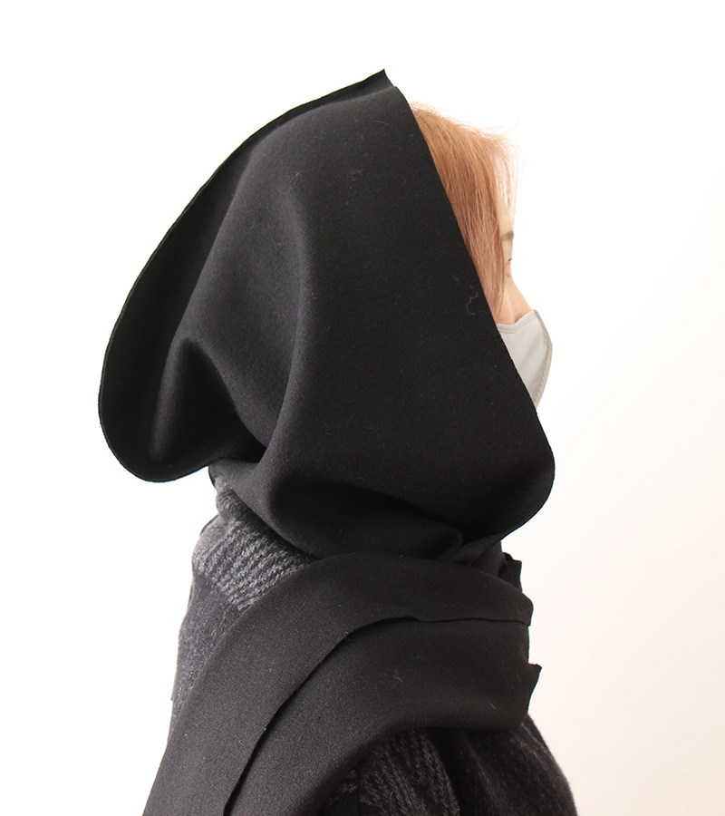 実物大型紙【No.5113】フードマフラー （ワンサイズ）＜スゴラク