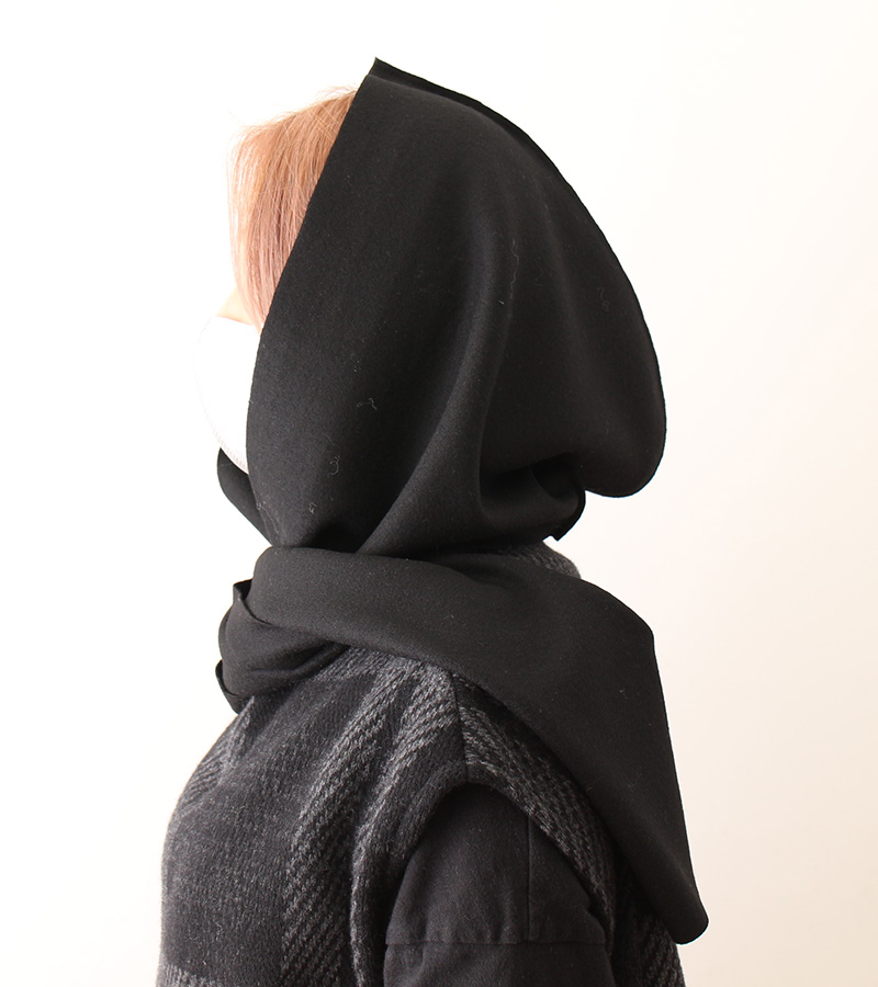 実物大型紙【No.5113】フードマフラー （ワンサイズ）＜スゴラク