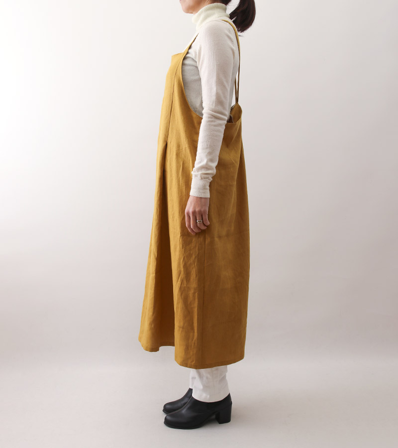 実物大型紙【No.737】タック入りのジャンパースカートにもなるエプロン