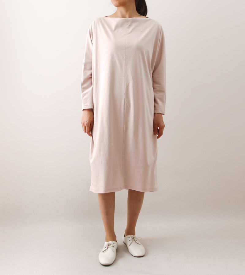 実物大型紙【No.93】ボートネックのドルマンスリーブワンピース