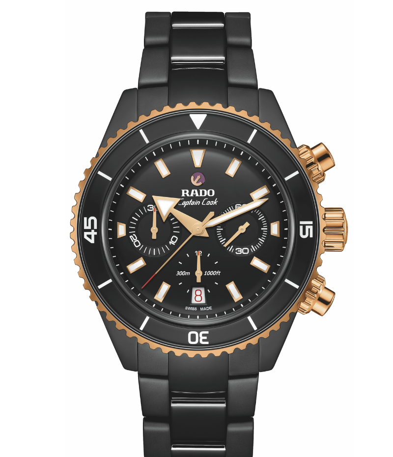 人気のブラックカラー文字盤【300m防水搭載本格派ウオッチに再注目