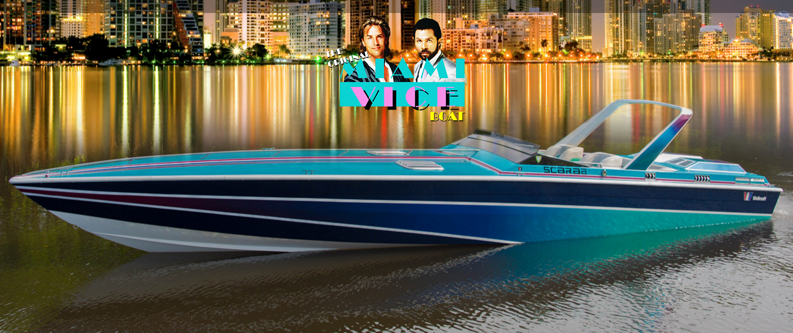 Miami Vice 1986 Wellcraft 38KV Scarab to Headline Show | Powerboat