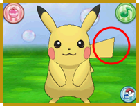 見たことのない姿のピカチュウは「おきがえピカチュウ