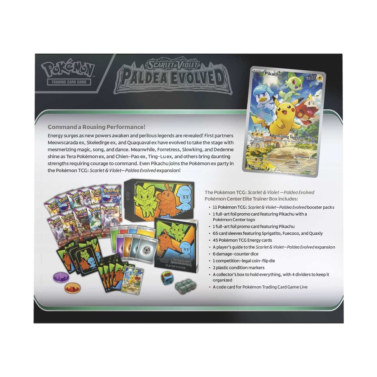 Pokémon TCG: Scarlet & Violet-Paldea Evolved Pokémon Center Elite