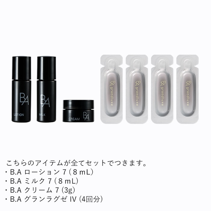 B.A ホリデイキット 2025 ローション 7 本品セット（オンライン限定