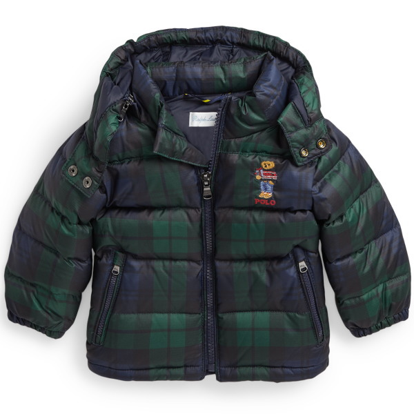 ラルフローレン ポロベア プラッドダウンジャケット - ラルフローレン