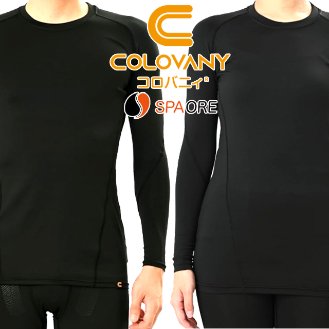 COLOVANY[コロバニィ]機能性健康ウェア アンダーロングスリーブシャツ