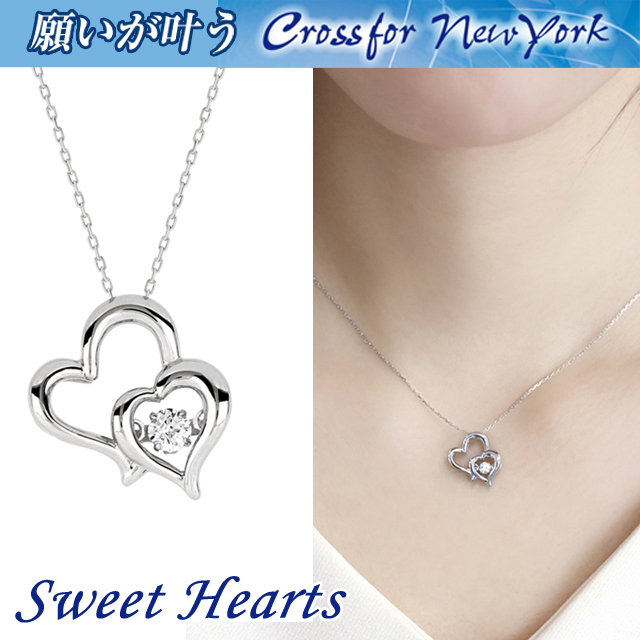 クロスフォー・ニューヨークジュエリー「ダンシングストーンネックレス