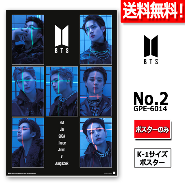 送料無料！BTSビジュアルポスターK-1 No.2 ポスターのみ