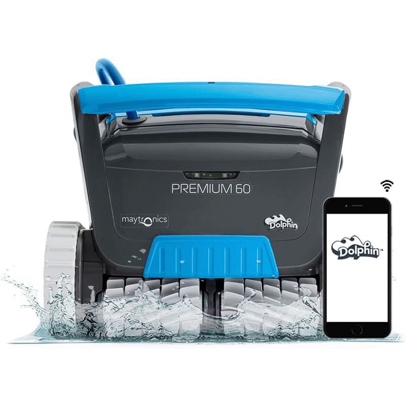 Dolphin Premium 60 Bluetooth and WiFi Enabled Robotic Pool Cleaner