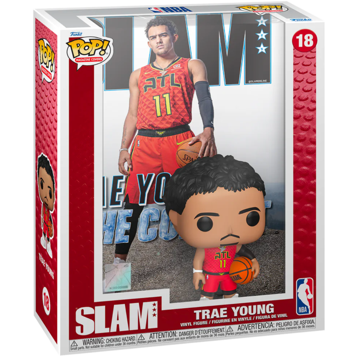 NBA: Basketball | Trae Young SLAM Pop! Magazine Cover Vinyl Figure