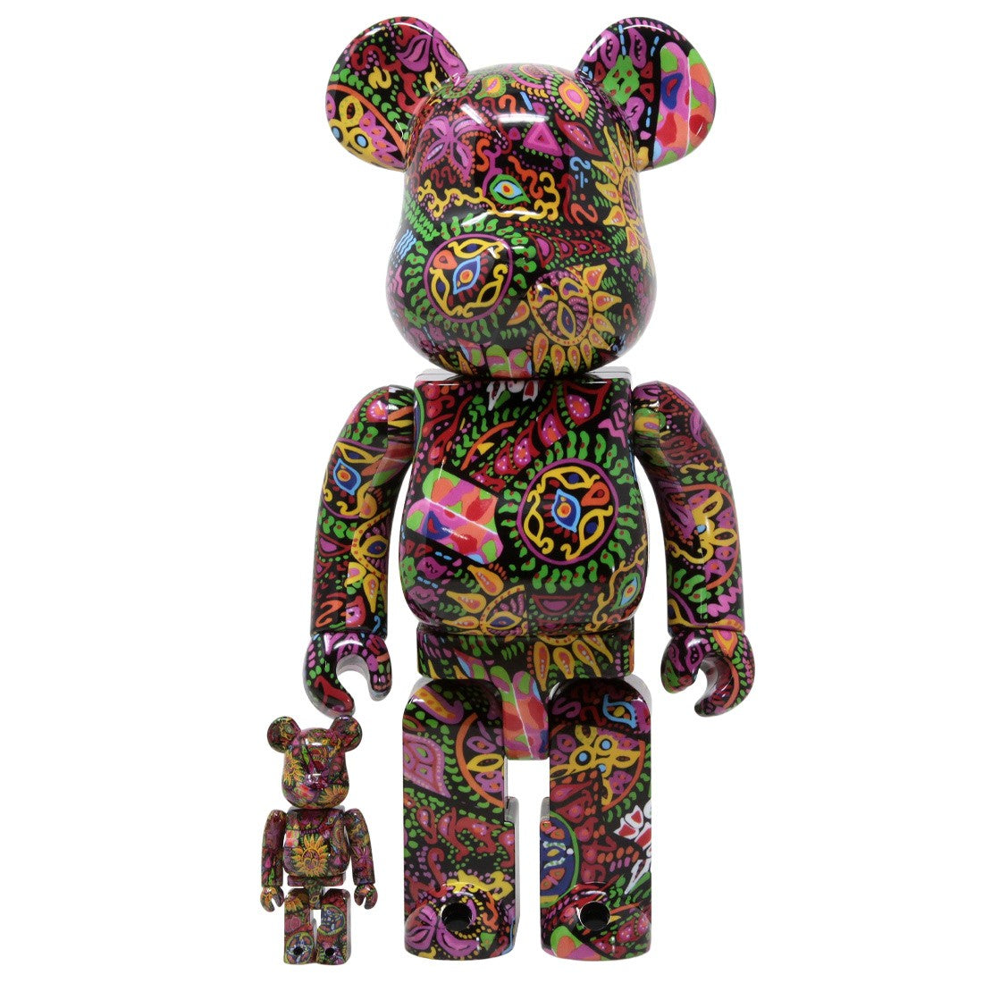 BEARBRICK Japan Hide 'Psychedelic Paisley' (400% + 100%) – Post