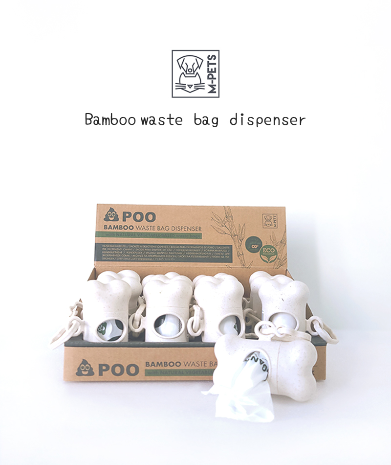 M-PETS】PooBamboo エチケットバッグディスペンサー BOX 単品エコ