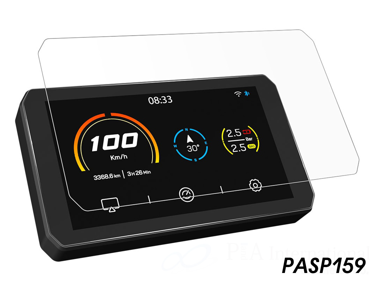 メーターパネルプロテクションフィルム & 作業用ツールセット for aprilia