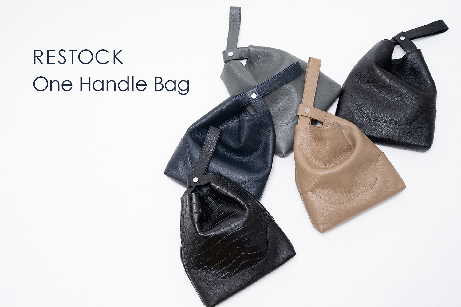 ワンハンドルバッグが待望の再入荷