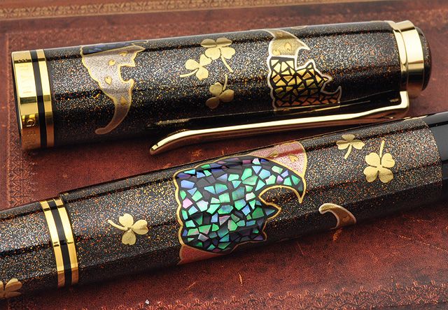 Pelikan ペリカン 万年筆 蒔絵 限定万年筆 五福蝙蝠 | ペンハウス