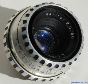 E. Ludwig Meritar 50mm F2.9 Lens Reviews - Miscellaneous Lenses