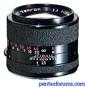 Tamron Adaptall (CT-105) 105mm F2.5 Lens Reviews - Tamron Adaptall