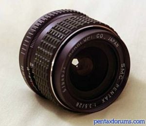 SMC Pentax 28mm F3.5 Reviews - K Prime Lenses - Pentax Lens