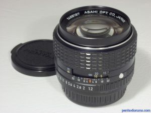 SMC Pentax 50mm F1.2 Reviews - K Prime Lenses - Pentax Lens