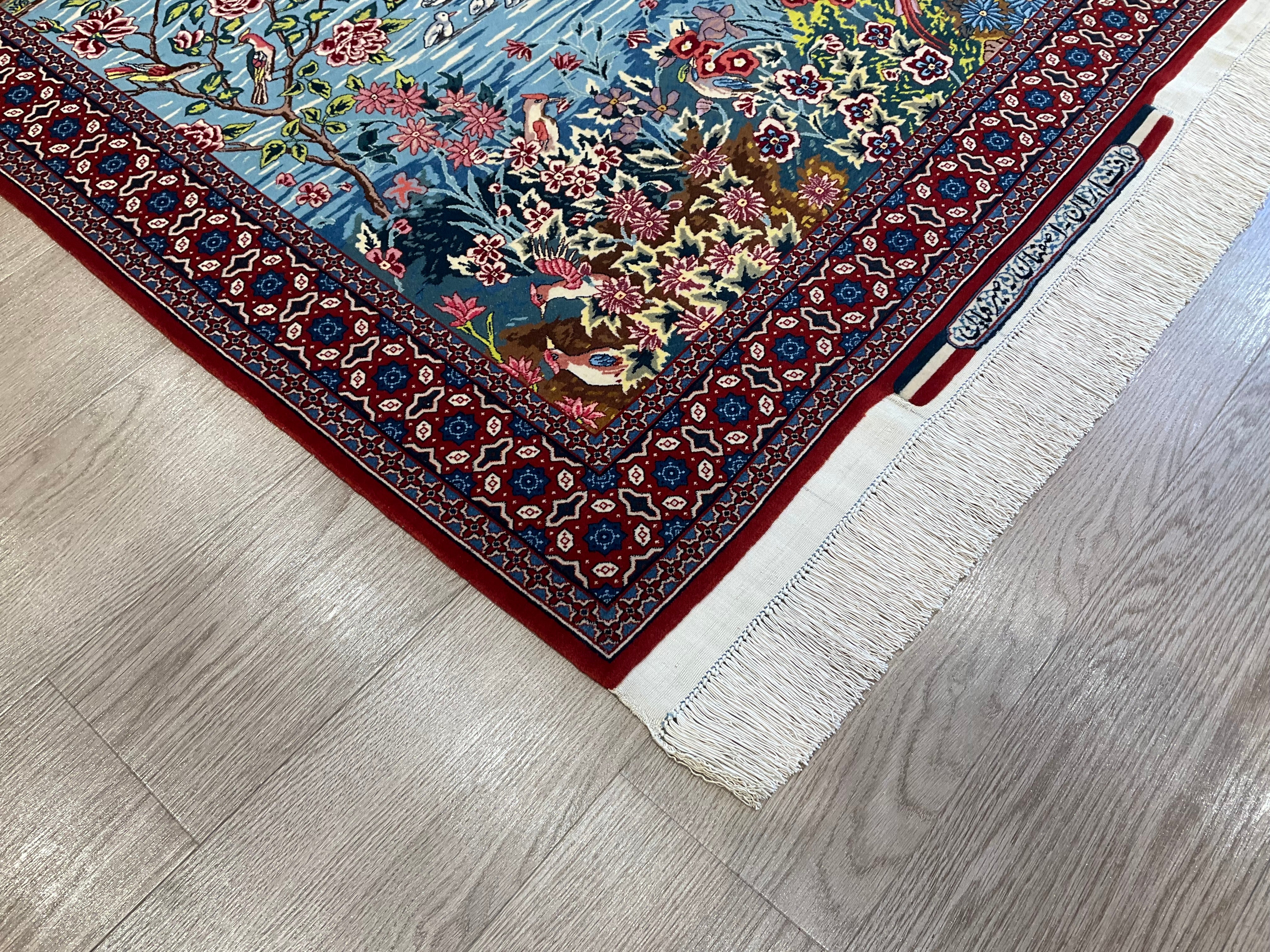 イスファハン (オールド) セイラフィアン工房 153cm x 97cm JM198