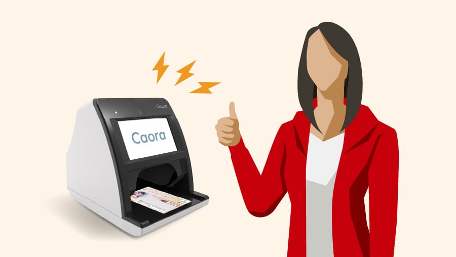 顔認証付きカードリーダー Caora | PFU
