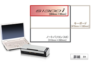 スキャナー ScanSnap： S1300i 特長 : RICOH
