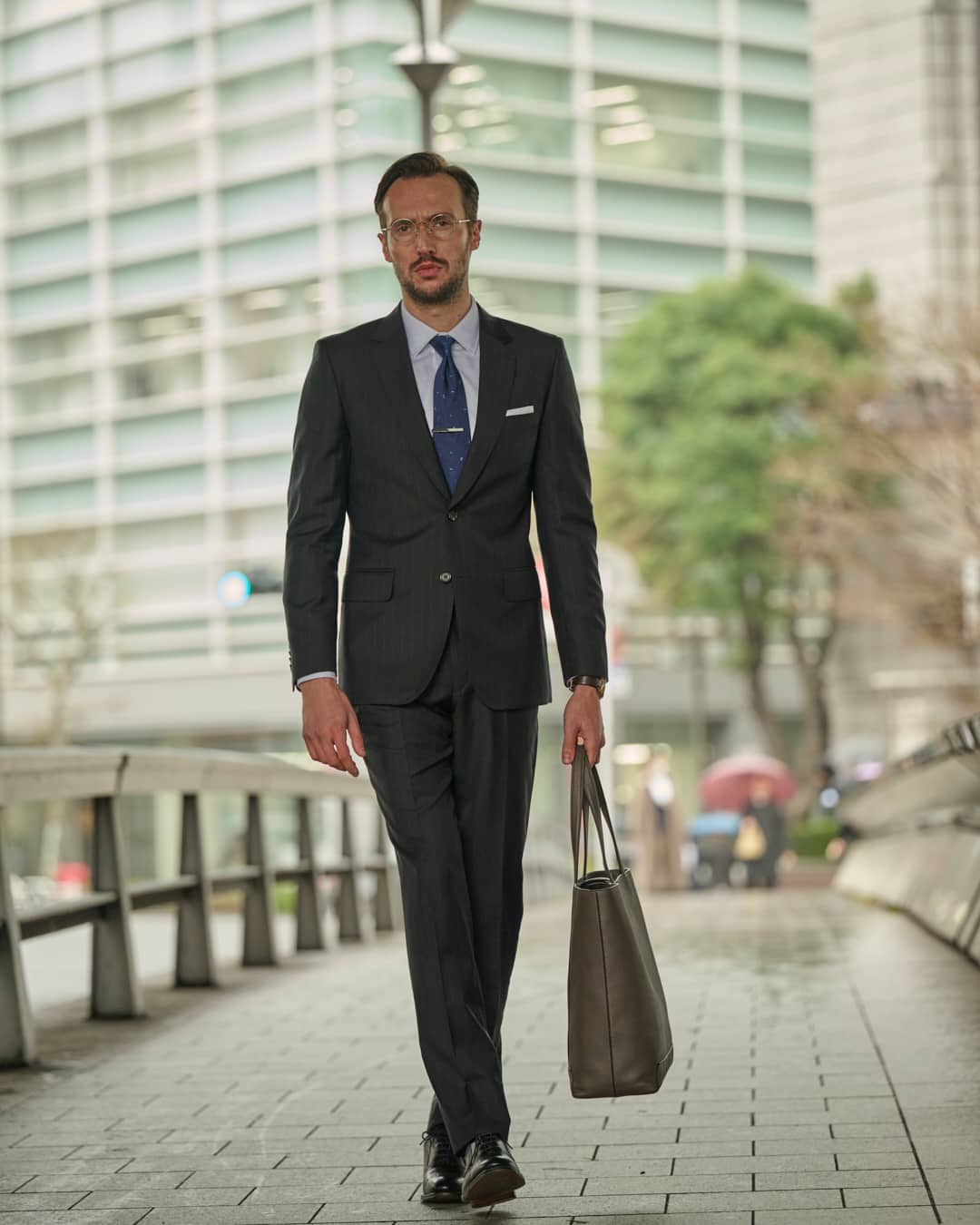 よよポールスミスロンドン セットアップ スーツ ネイビー スト ポール