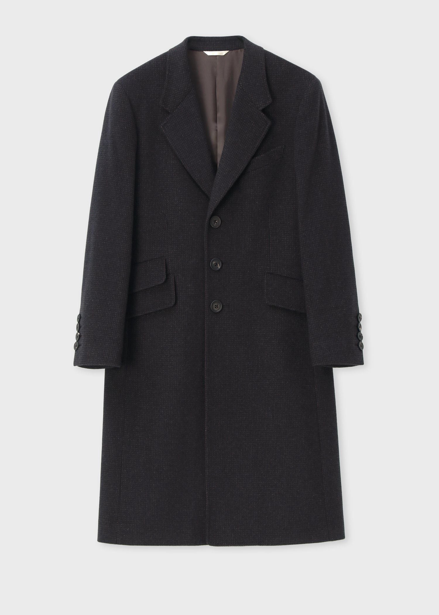 マイクロパターンカシミヤ チェスターコート ｜ポール・スミス