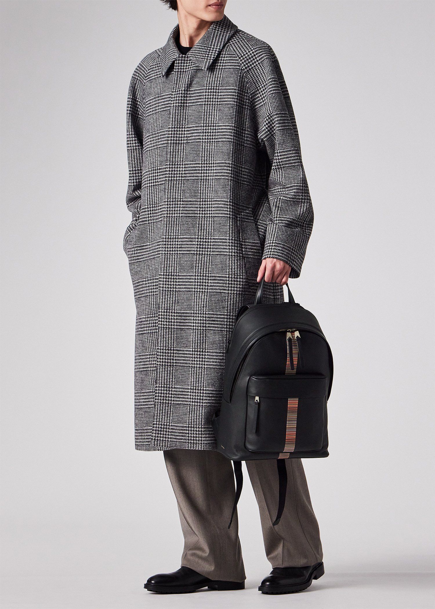 シグネチャーストライプトリム リュック ｜ポール・スミス