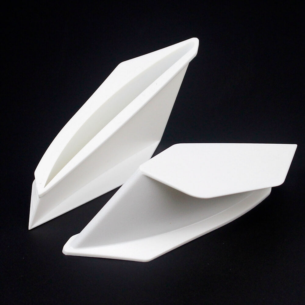 MotoGP Style Aero Dynamic Broken Wind Wing Kit Fixed Winglet