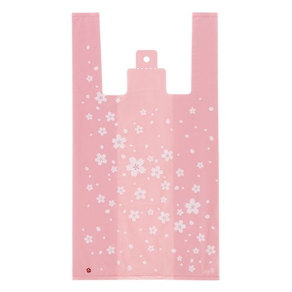 レジ袋 さくらレジバッグ-M(100枚) ヘッズ | テイクアウト容器の通販