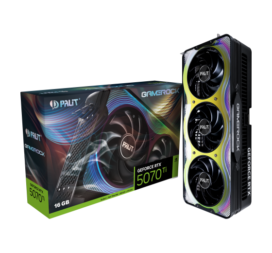 Palit Products - GeForce RTX™ 5070 Ti GameRock ::