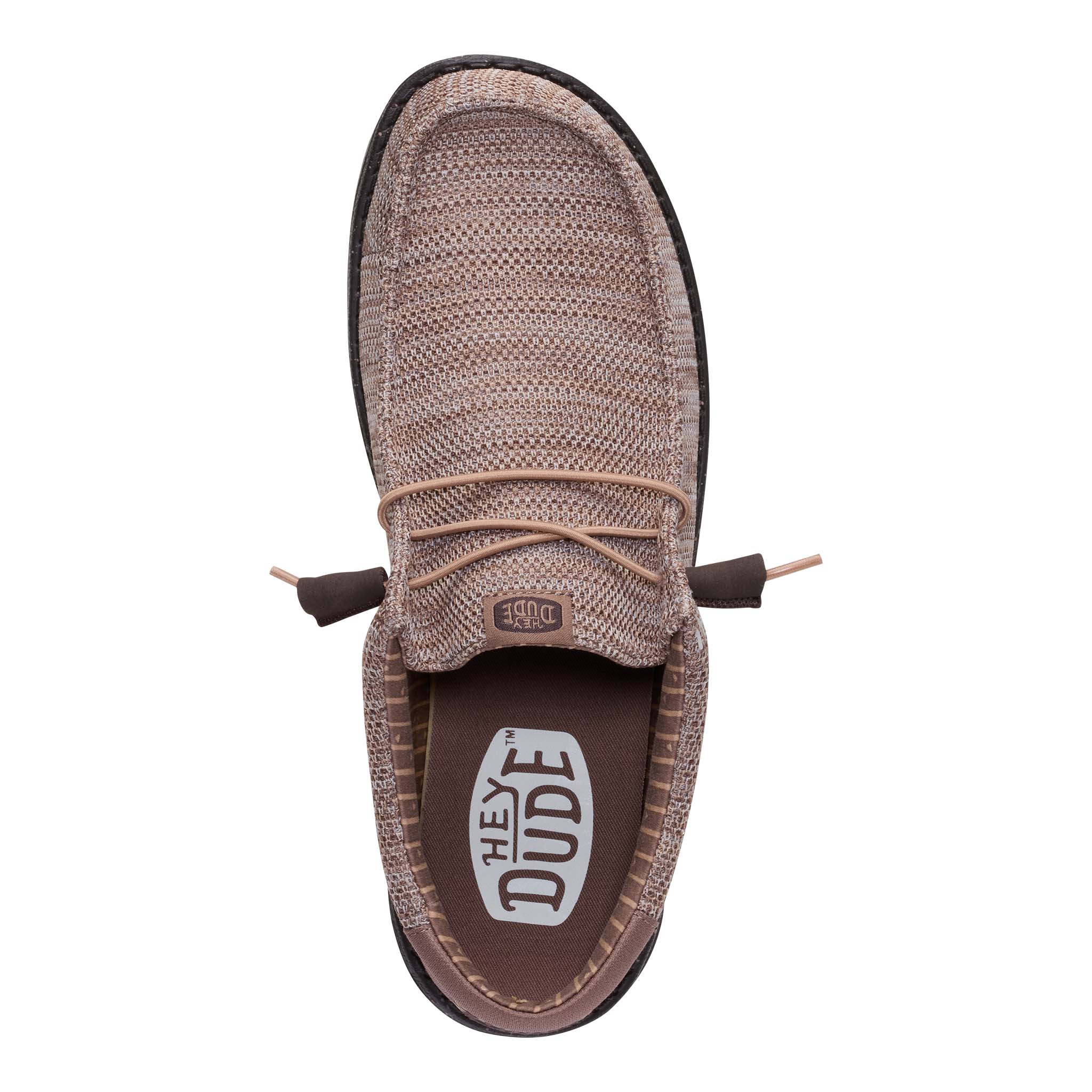 Hey Dude Men's Wally Stretch Sox in Deep Taupe | Palmetto Moon
