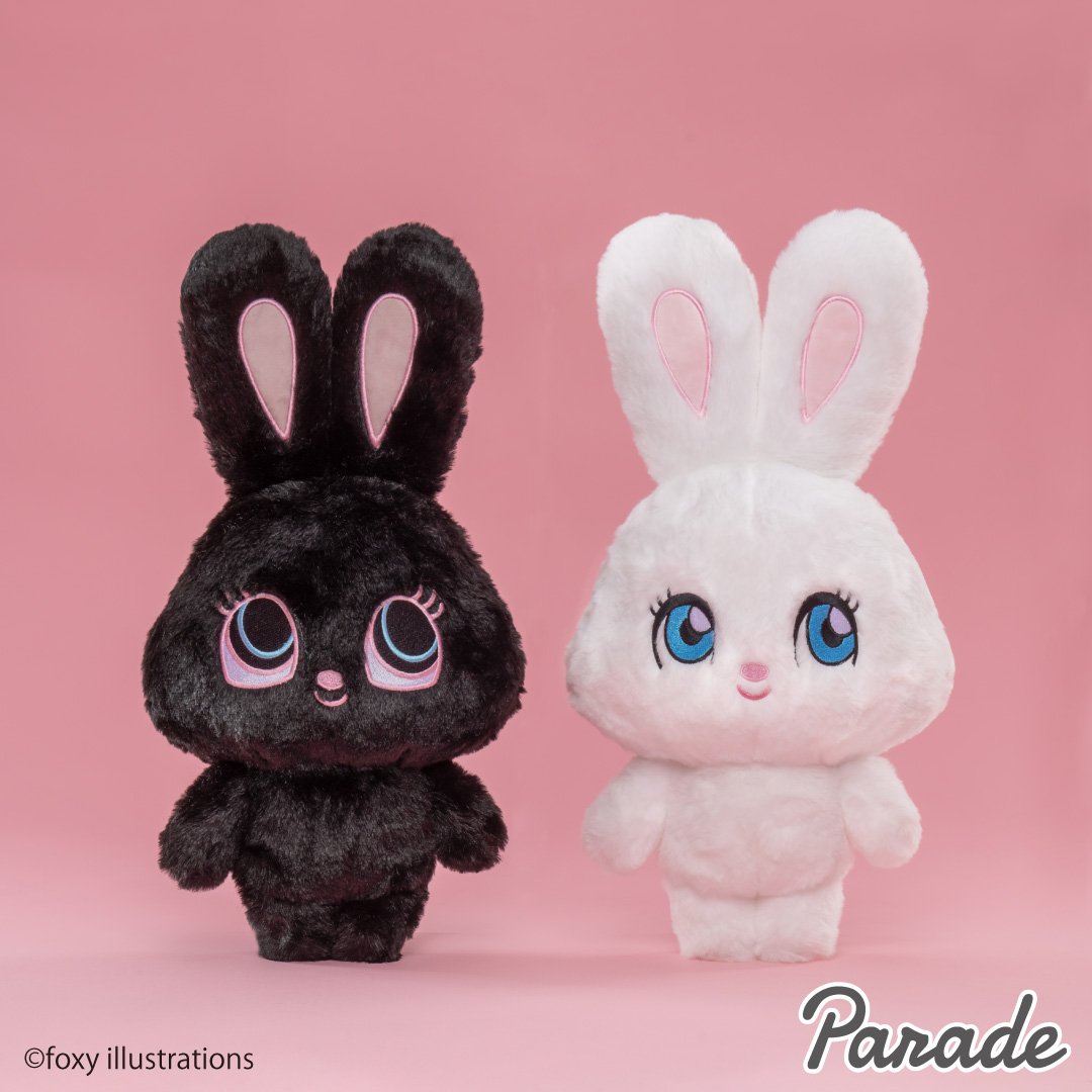 foxy illustrations BUNNY BIGぬいぐるみ | 商品紹介 | 株式会社