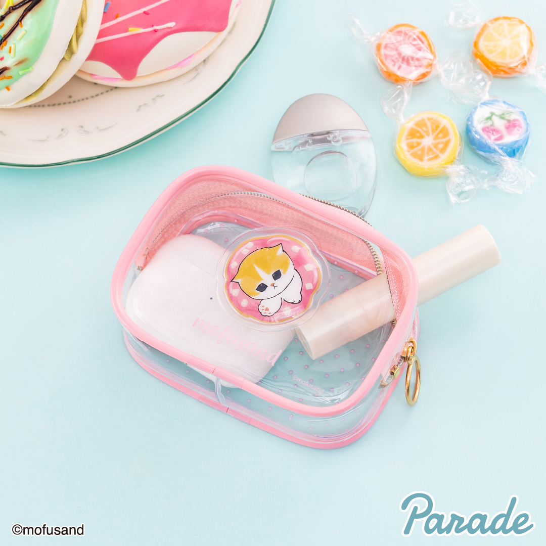 mofusand ぷっくりクリアミニポーチ | 商品紹介 | 株式会社パレード