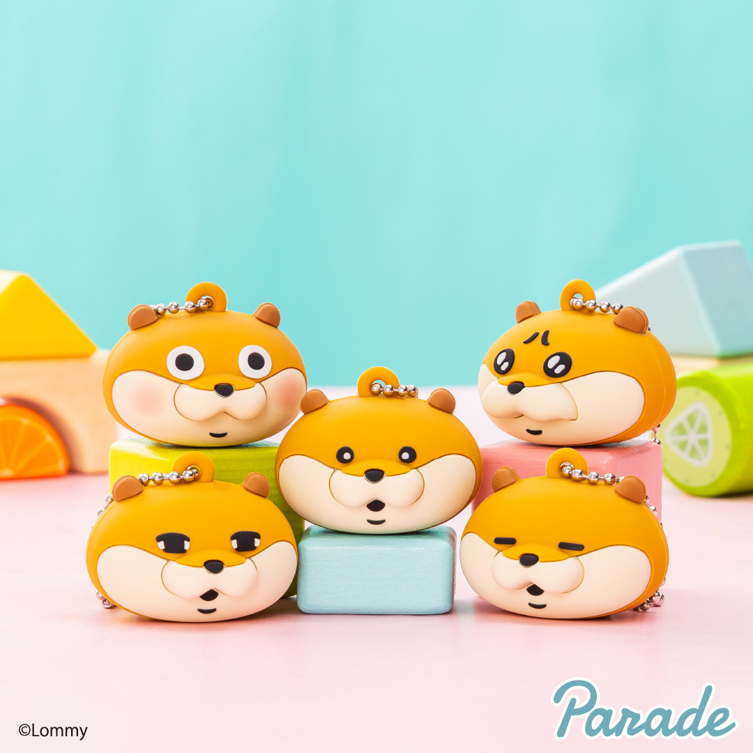可愛い嘘のカワウソ フェイスラバーキーホルダー | 商品紹介 | 株式